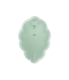 Stimulateur clitoridien par onde de pression sans contact et par vibration USB vert menthe, Cloud Dancer Satisfyer - CC597838
